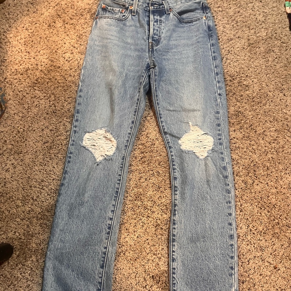 Levi’s 501 Ribcage Straight Ankle size 26